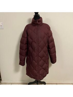 Columbia Parka Coat Women’s Size XL Maroon Down full zip Puffer Jacket